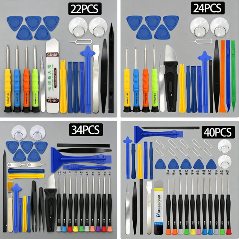 Electronics Repair Service - Multi Functional Repair Kit 22/24/34/40 Piece