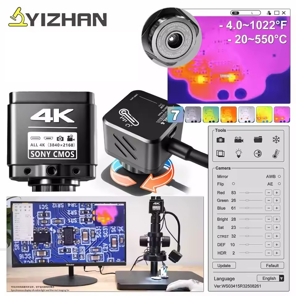 Electronics Repair In Usa - YIZHAN Thermal Imager 256*192 Pixels 4k