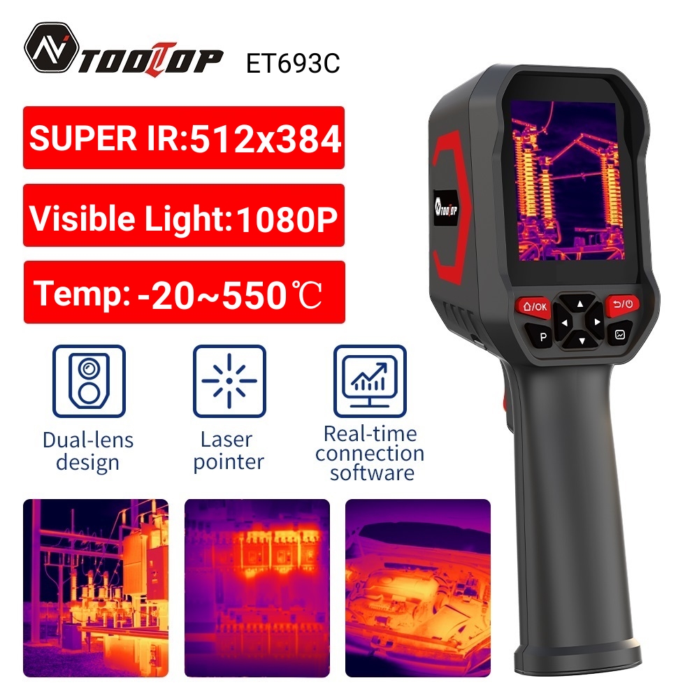 Electronics Repair In Usa - TOOLTOP ET693C Super IR 512x384 Thermal