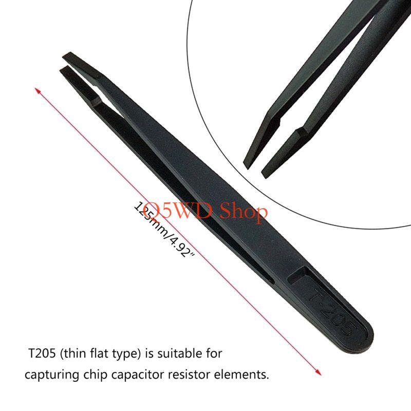Q5WD 8 Pieces Tweezers Plastic - Electronics Repair Hobby recension och pris