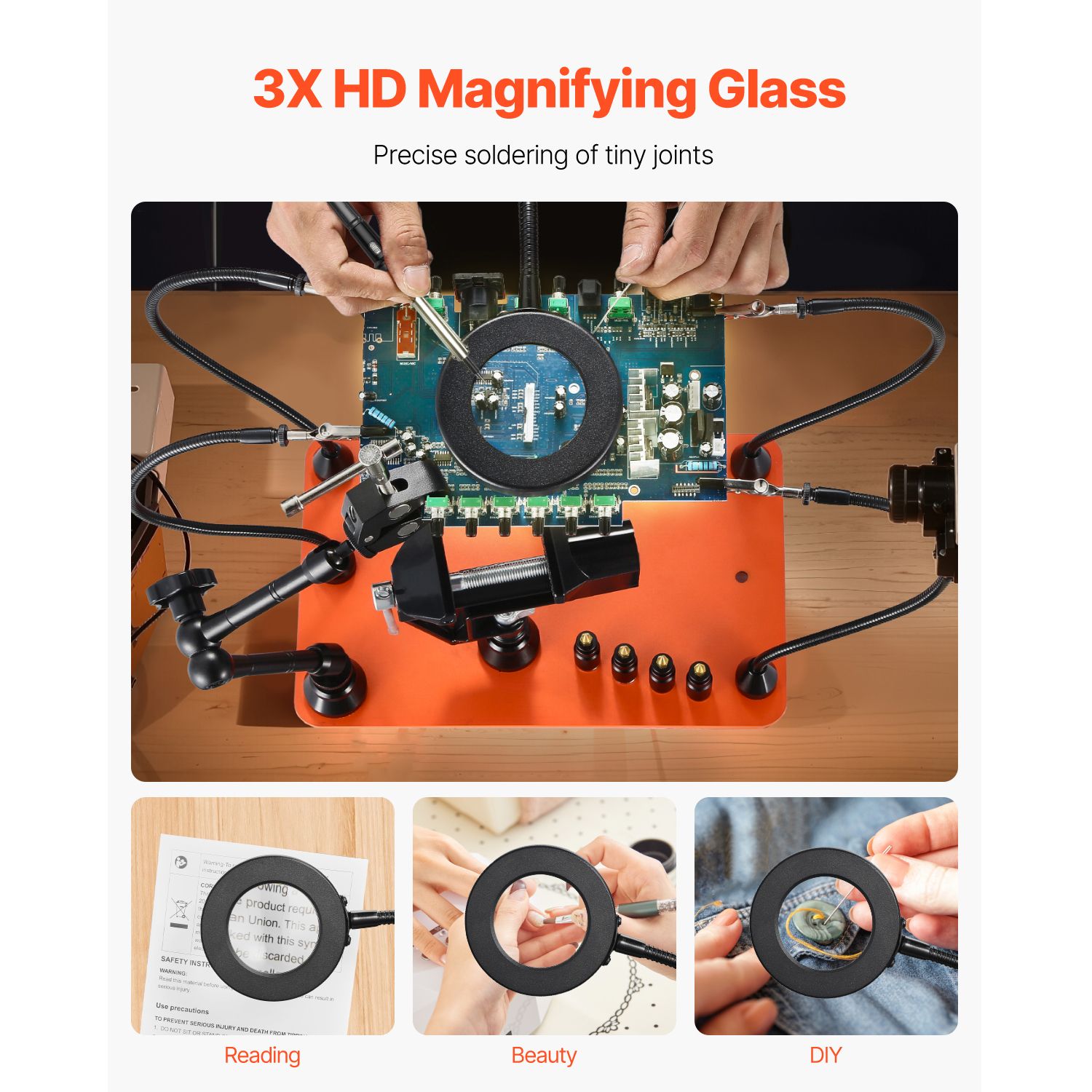 Magnetic Helping Hands Solderi - Electronics Repair Hobby recension och pris