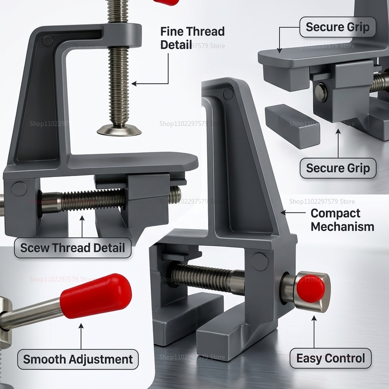 Aluminum Mini Table Bench Vice - Electronics Repair Hobby recension och pris