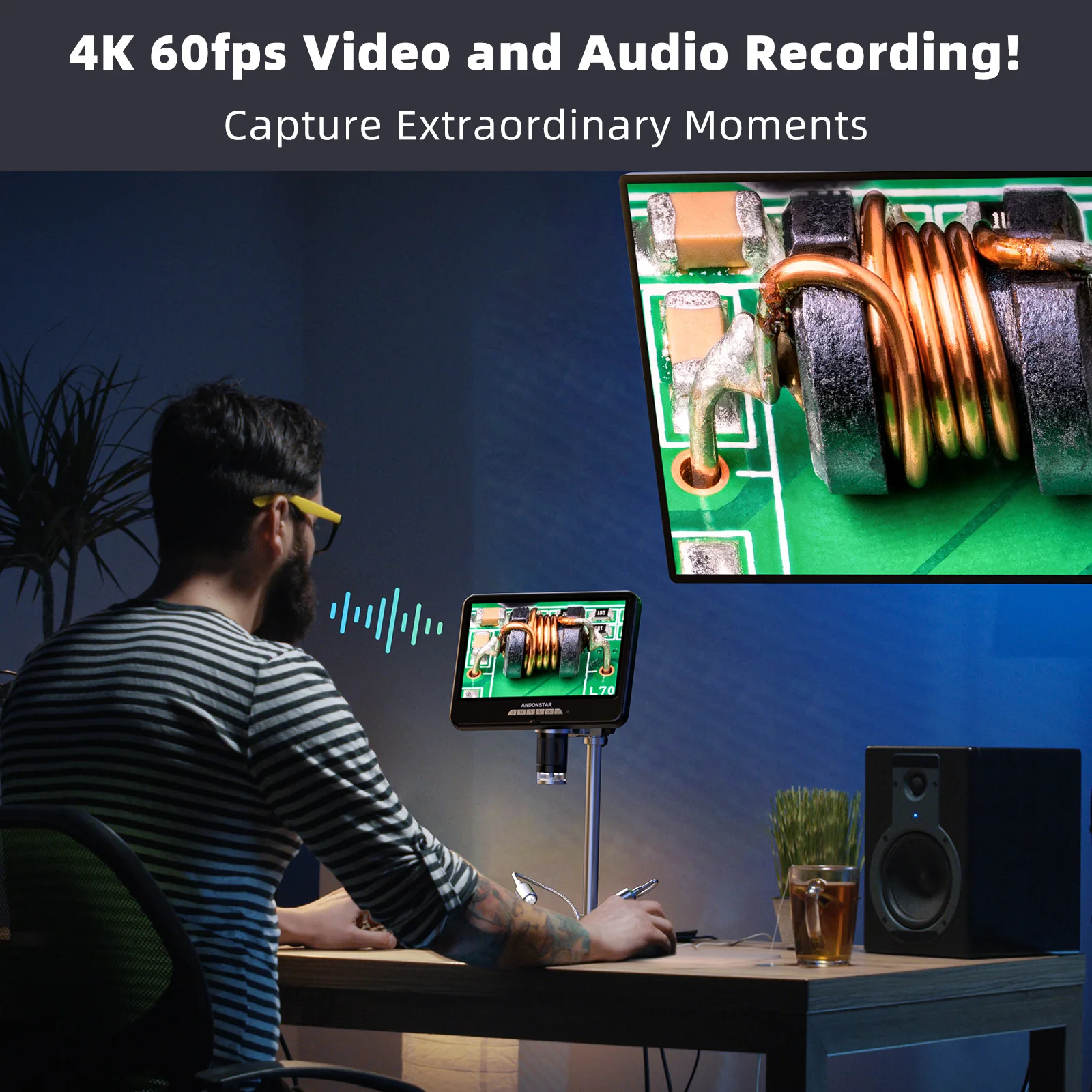 Andonstar AD210S-Pro 4K 60FPS  - Electronics Repair In Usa recension och pris