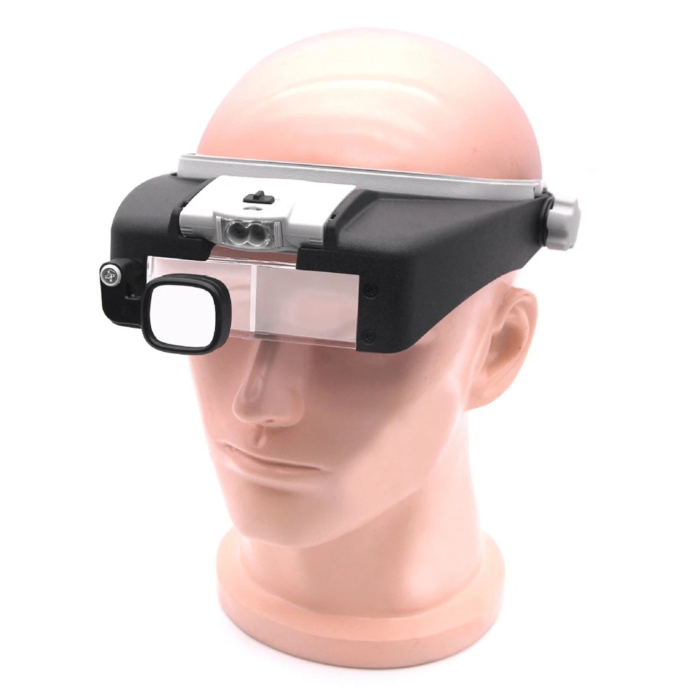 LED Magnifier Glasses Head Mou - Electronics Repair Hobby recension och pris