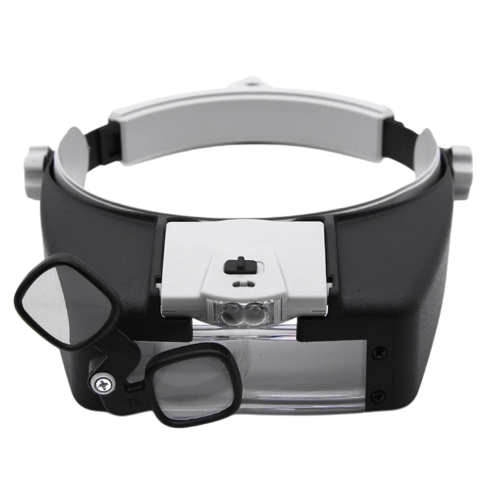 LED Magnifier Glasses Head Mou - Electronics Repair Hobby recension och pris