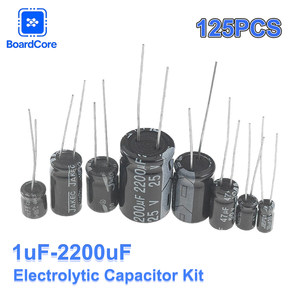 25 Values 125PCS Electrolytic  - Electronics Repair Hobby recension och pris