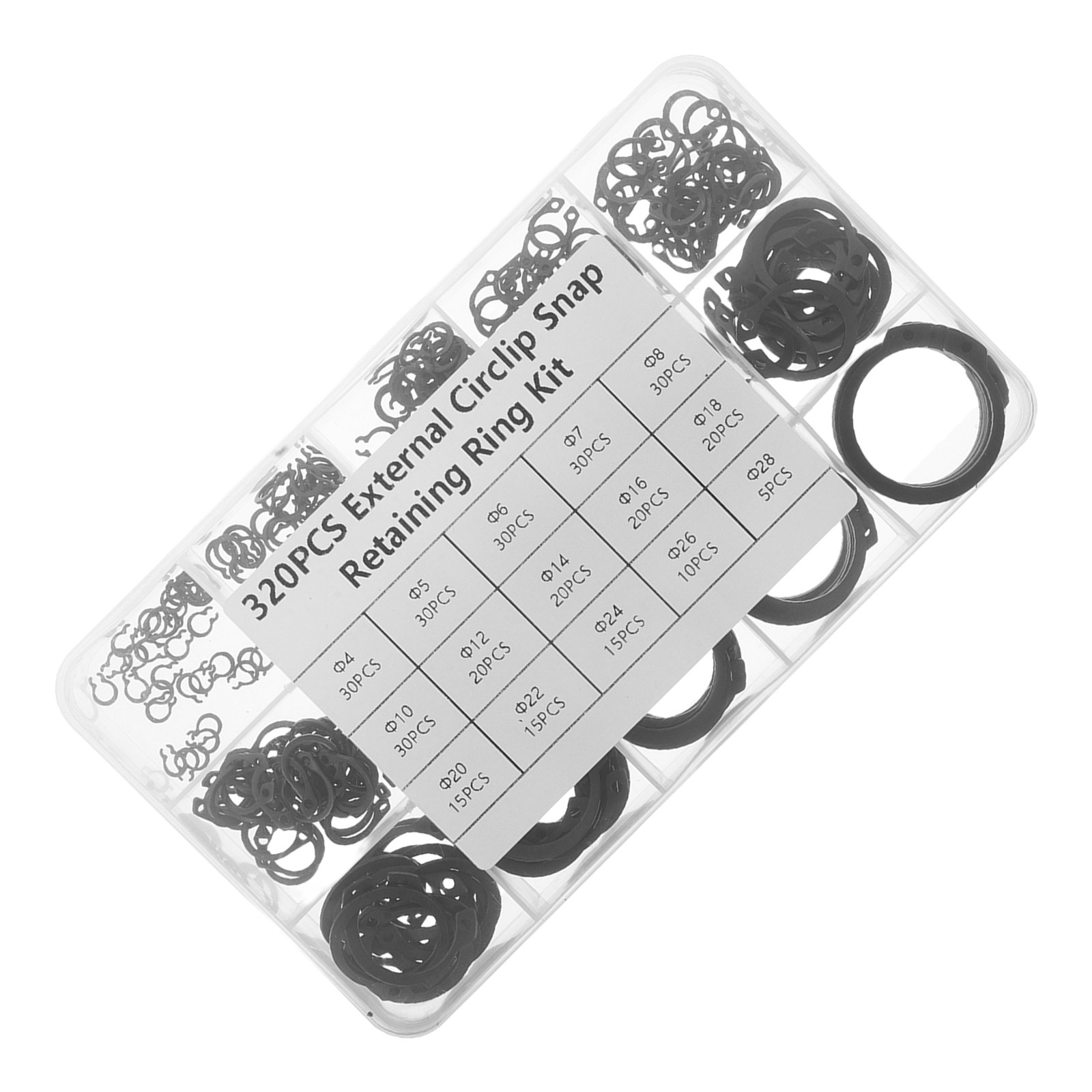 320Pcs Retaining Rings Assortm - Electronics Repair In Usa recension och pris