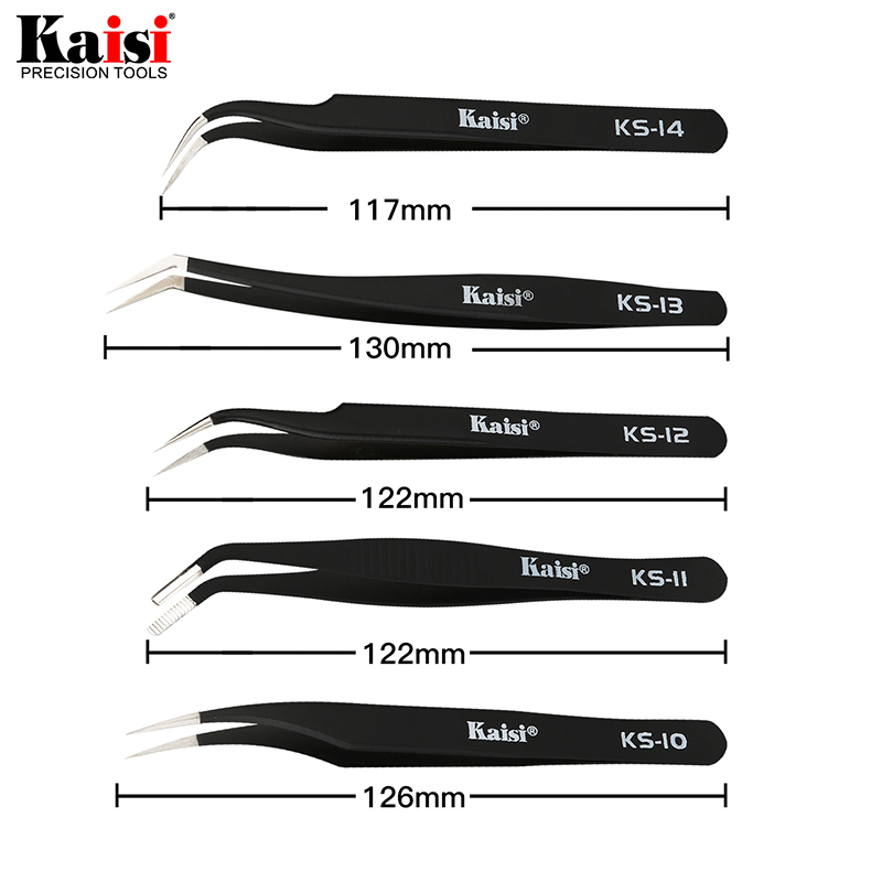 14pcs ESD Tweezers Set Stainle - Electronics Repair Center recension och pris