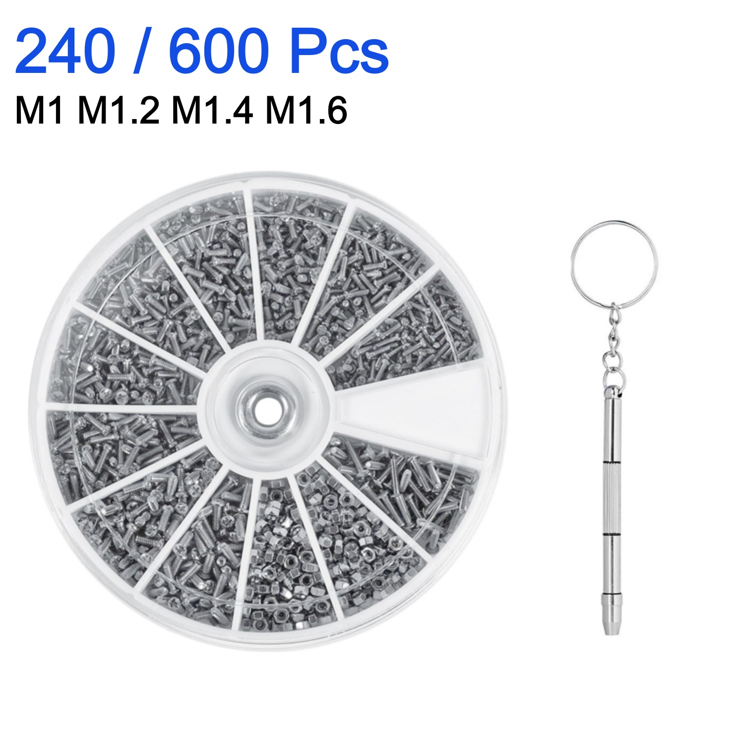 240/600Pcs small screw nut scr - Electronics Repair Business recension och pris