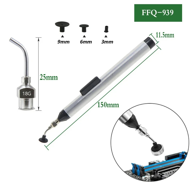 Manual Vacuum Suction Pen Kit  - Electronics Repair Training recension och pris